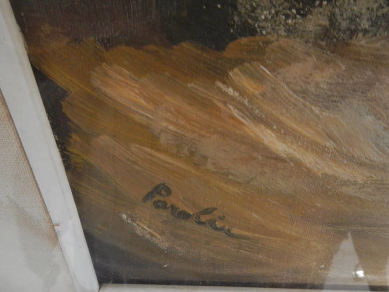photo for sale Poil Painting With Ladies By Parolin