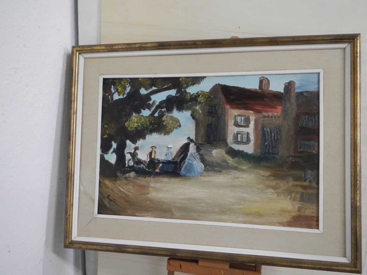 Art Poil Painting With Ladies By Parolin photo