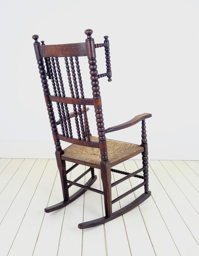 A Lancashire Bobbin Rocking Chair photo 395.0