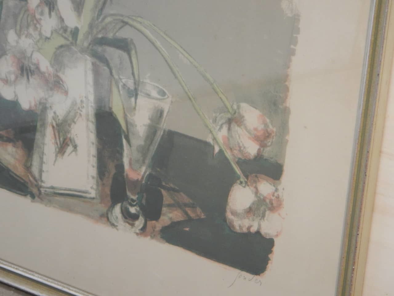Watercolor Vase Of Flowers photo vinterior