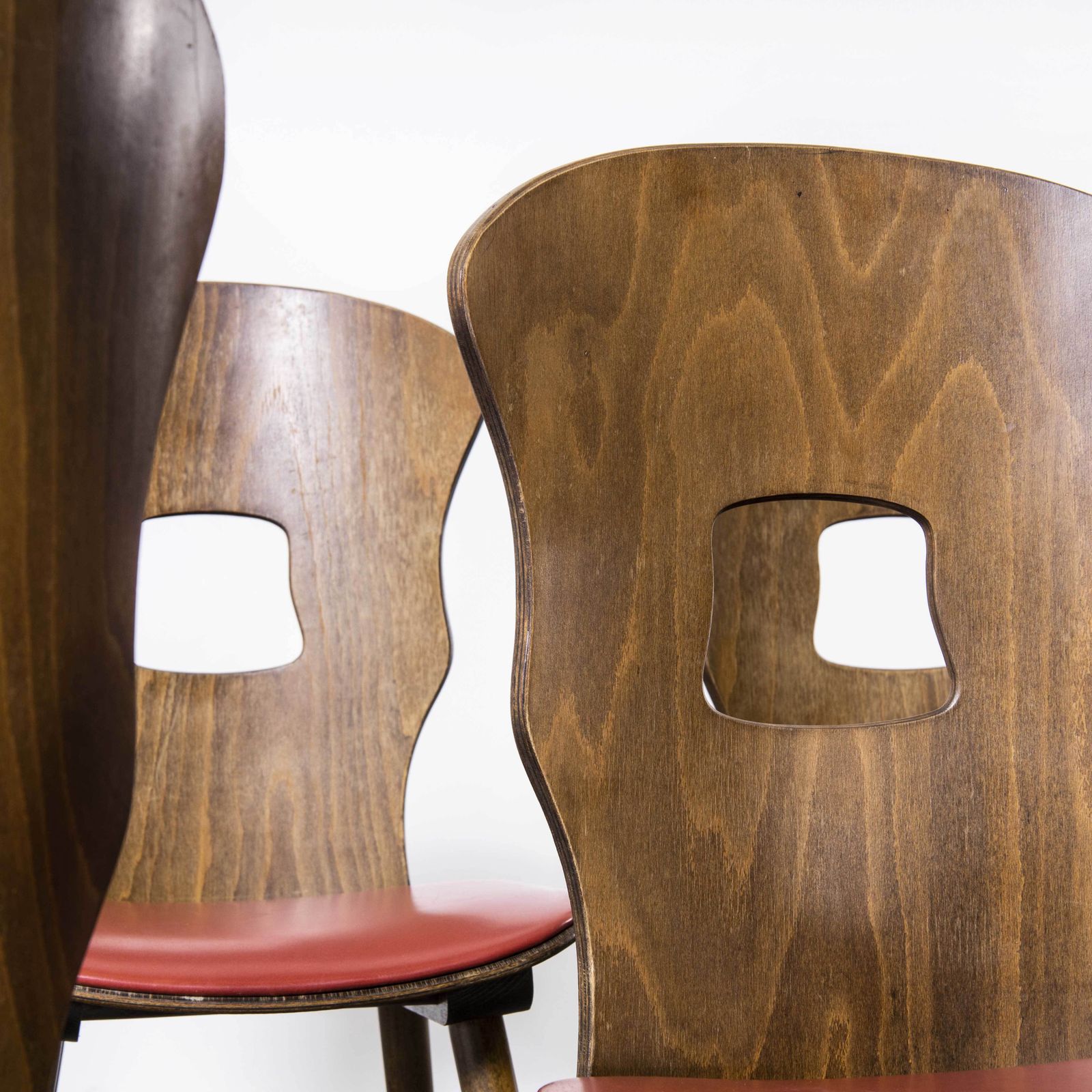 1950’s French Baumann Upholstered Seat Gentiane Dining Chair – Set Of Eight photo 2256.0
