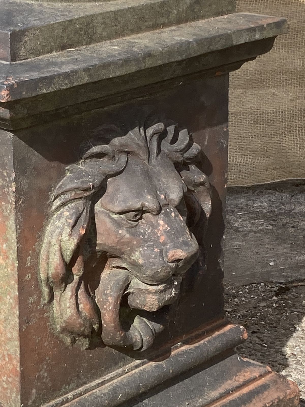 995.0 Victorian Terracota Garden Urn Plant Stand photo