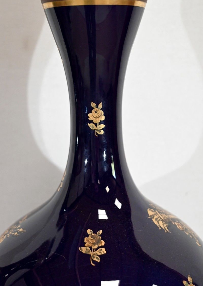 Pair Of Fine Earthenware Vases, Jaget & Pinon Early 20th Century photo vinterior