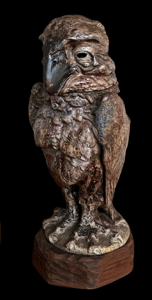 Martin Brothers Bird, jaren 1910, Antiek photo furniture