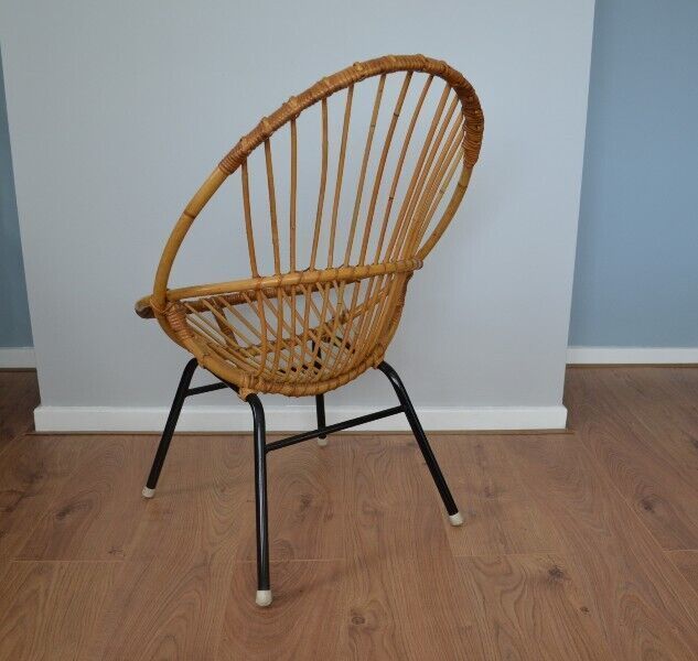 photo furniture Mid Century Bamboo Chair By Rohe Noordwolde