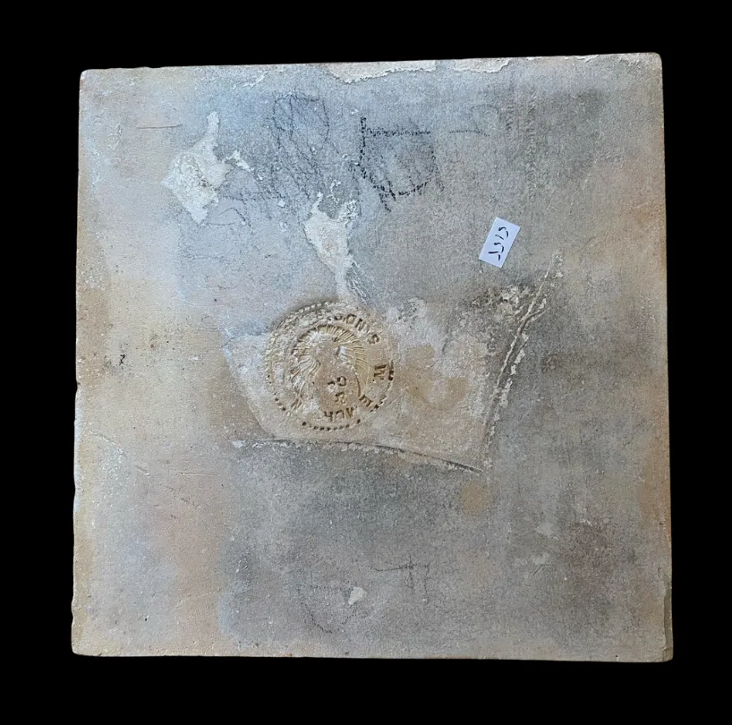Large William De Morgan Tile, 1800s photo furniture