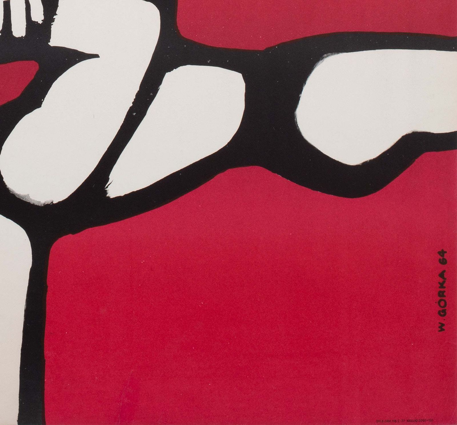 Cyrk Three Acrobats 1964 Polish Circus Poster, Gorka photo for sale