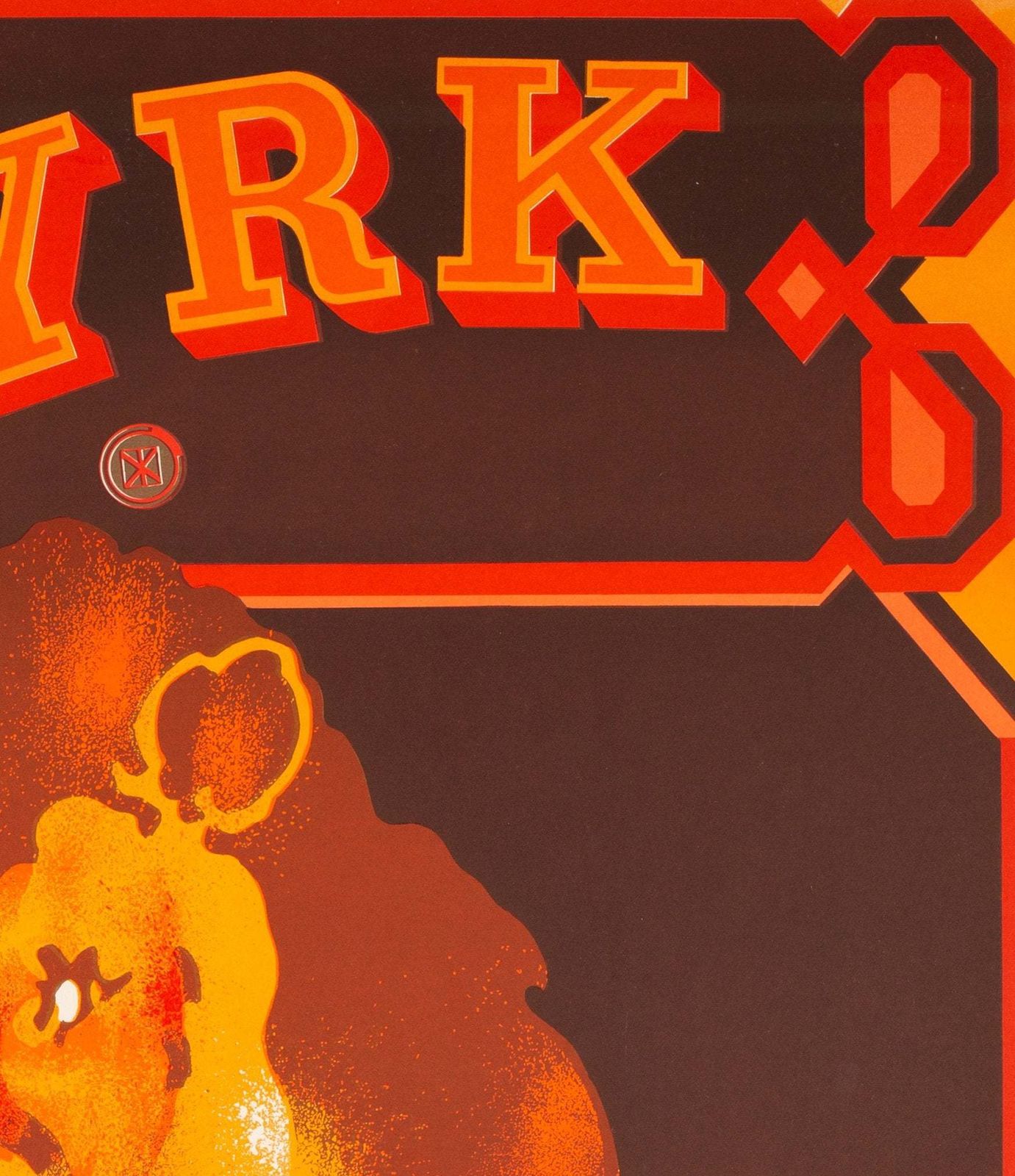 Cyrk Lion Lovers 1975 Polish Circus Poster, Swierzy photo buy