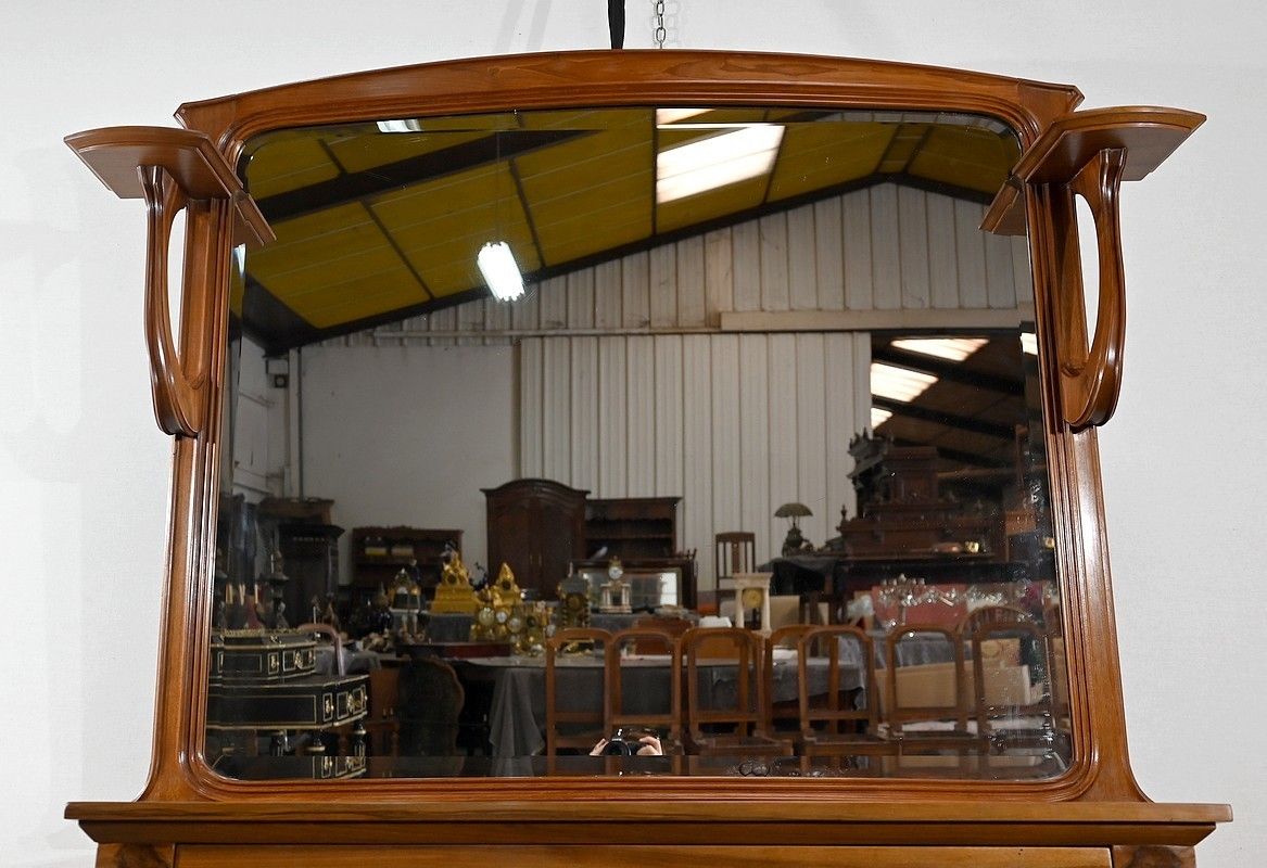 photo vinterior Mahogany Mirror With Consoles, Majorelle Spirit, Art Nouveau   1900