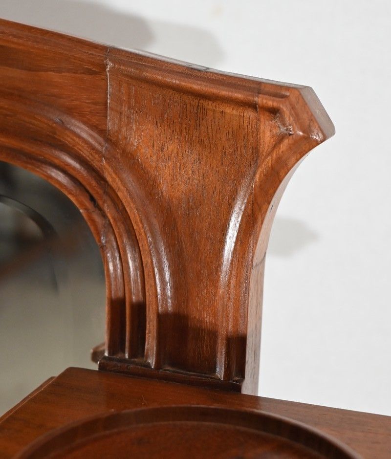 photo vintage Mahogany Mirror With Consoles, Majorelle Spirit, Art Nouveau   1900