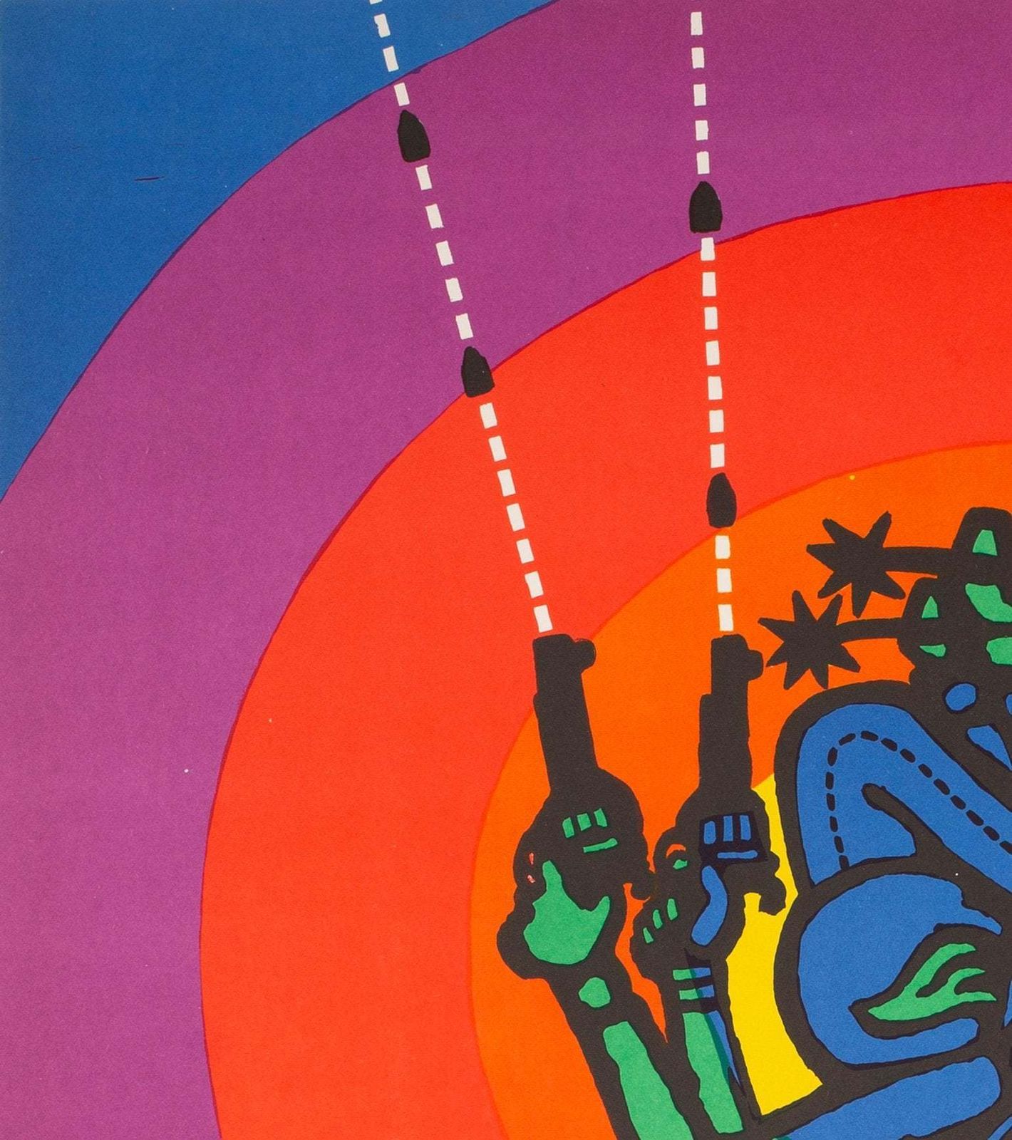 Cyrk Circus Cowboy Acrobat R1976 Polish Circus Poster, Bocianowski photo vintage