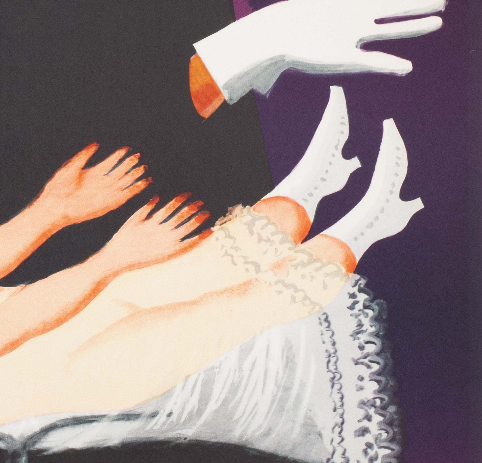Cyrk Magician Levitatation 1975 Polish Circus Poster, Miedza Tomaszewski photo vinterior