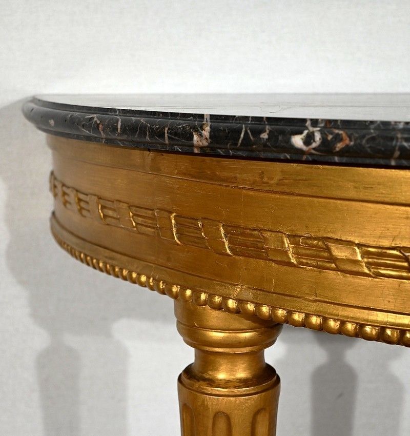 Console In Marble And Golden Wood, Louis XVI Style   Early 20th Century photo vintage