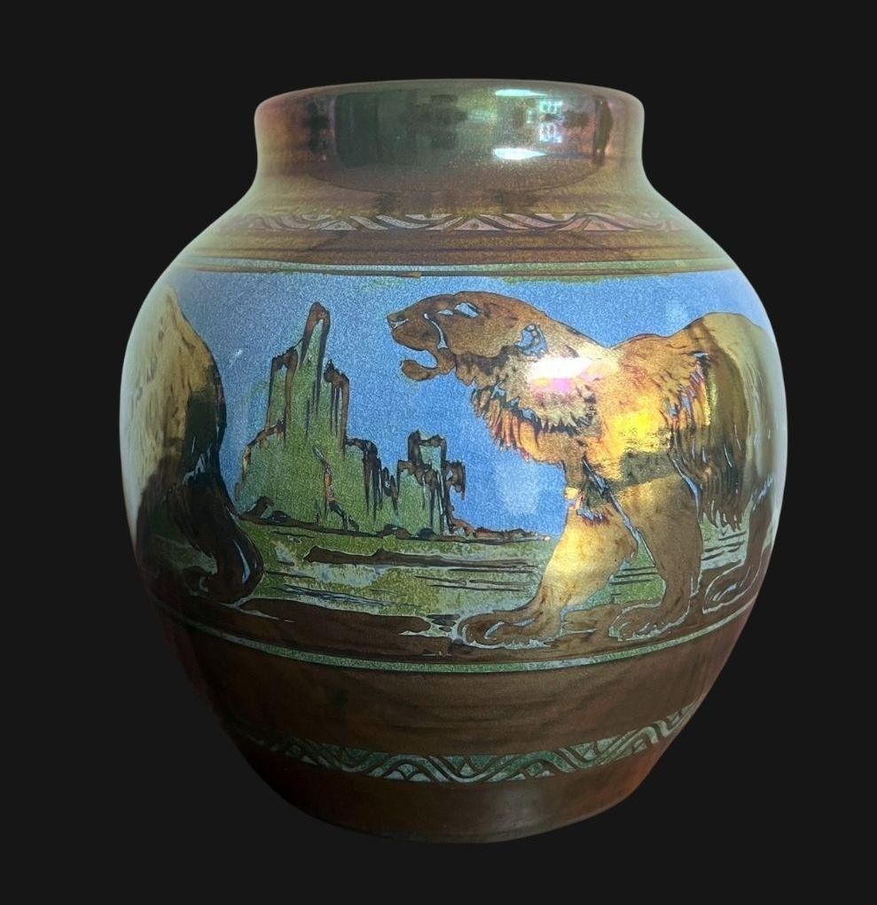 Pilkington's Lustre Vase, 1910s photo for sale