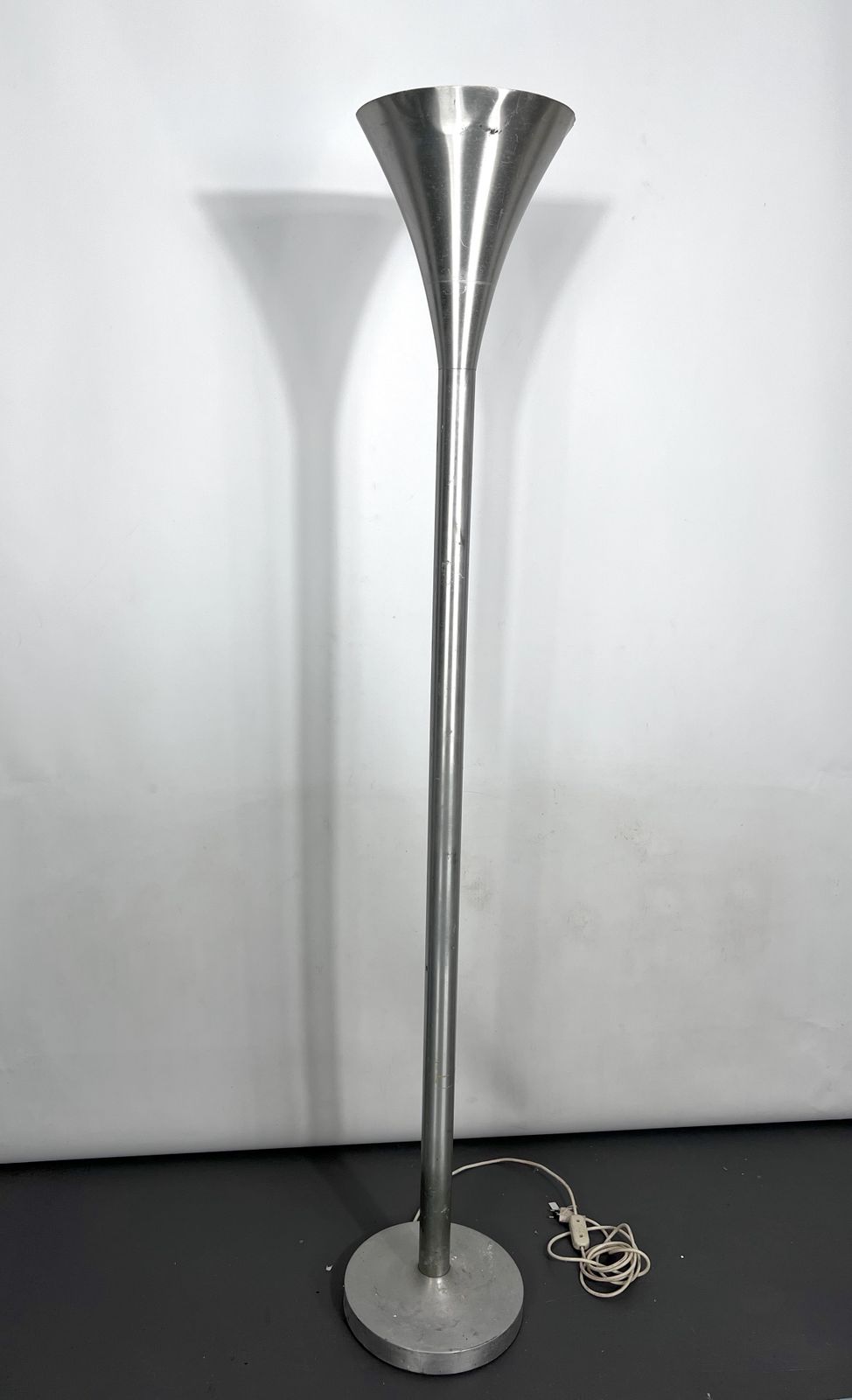 Lighting Mid Century Labeled Aluminum Luminator Floor Lamp By Stilux Milano photo