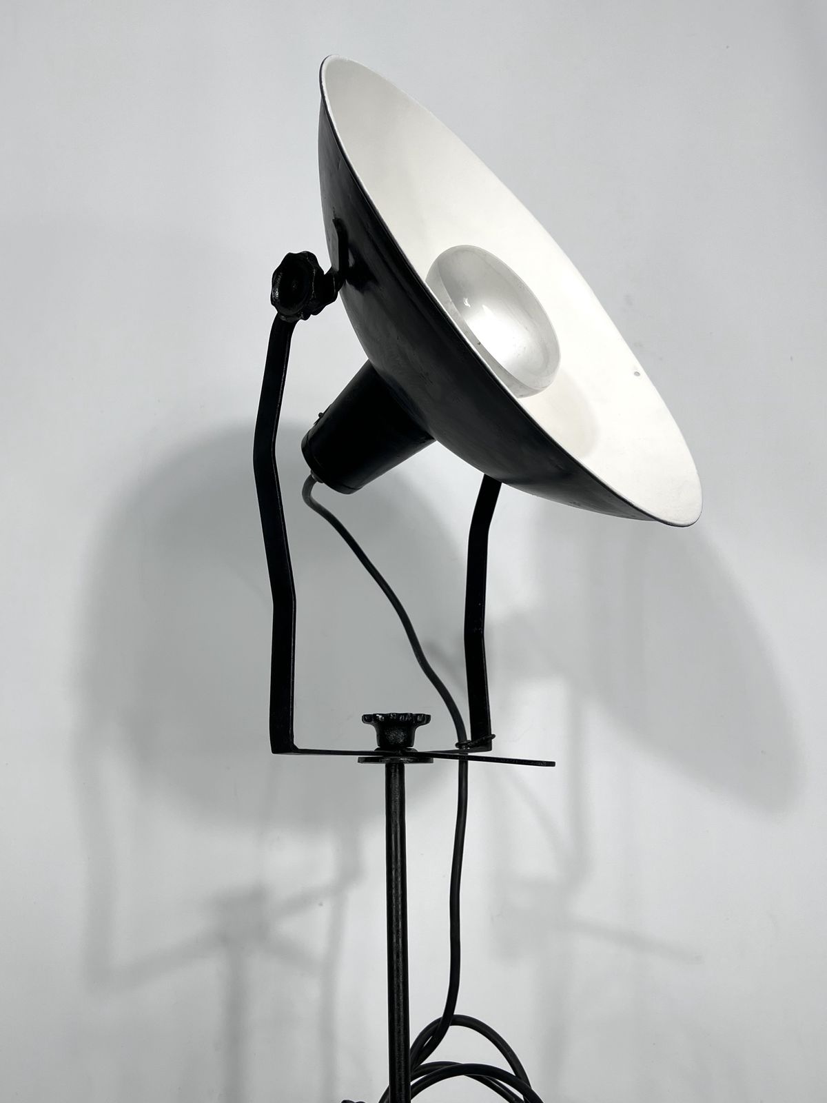 photo for sale Mid Century Metal Studio Photographer Lamp. Italy 1940s