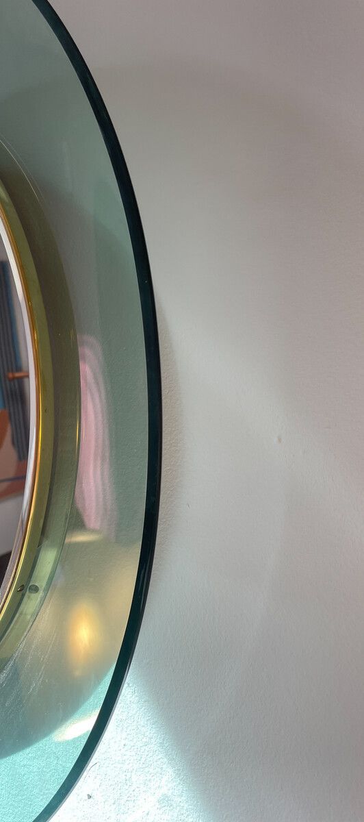 Mid Century Modern "1699" Mirror By Max Ingrand For Fontana Arte photo vinterior