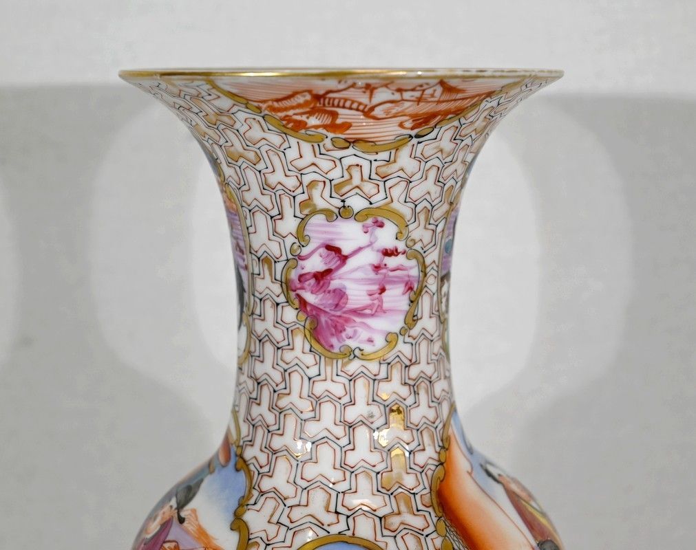 Home Decor Pair Of Chinese Porcelain Vases   Early 20th Century photo
