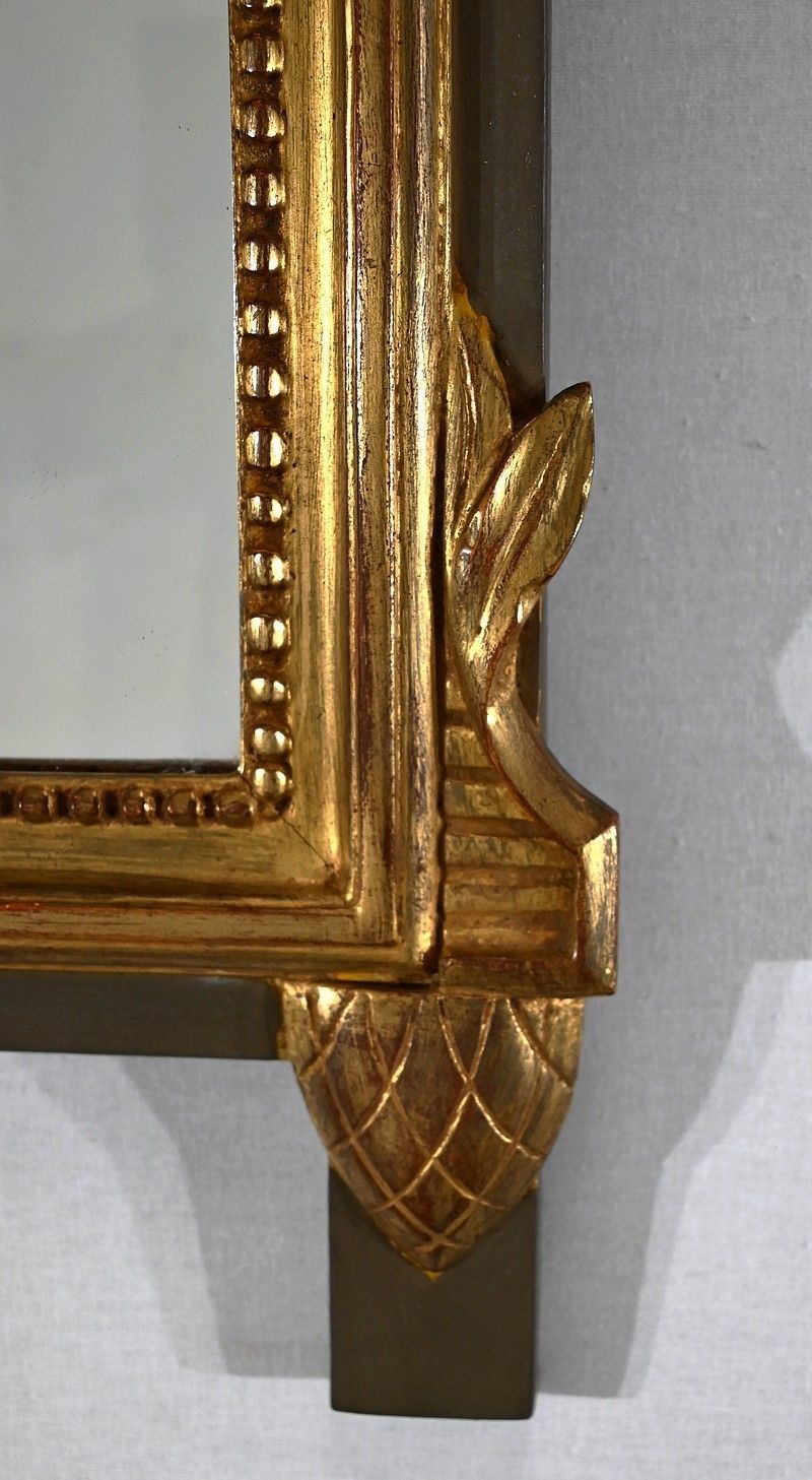 1019.7 Small Mirror In Gilded Wood, Louis XVI Style   Early 20th Century photo