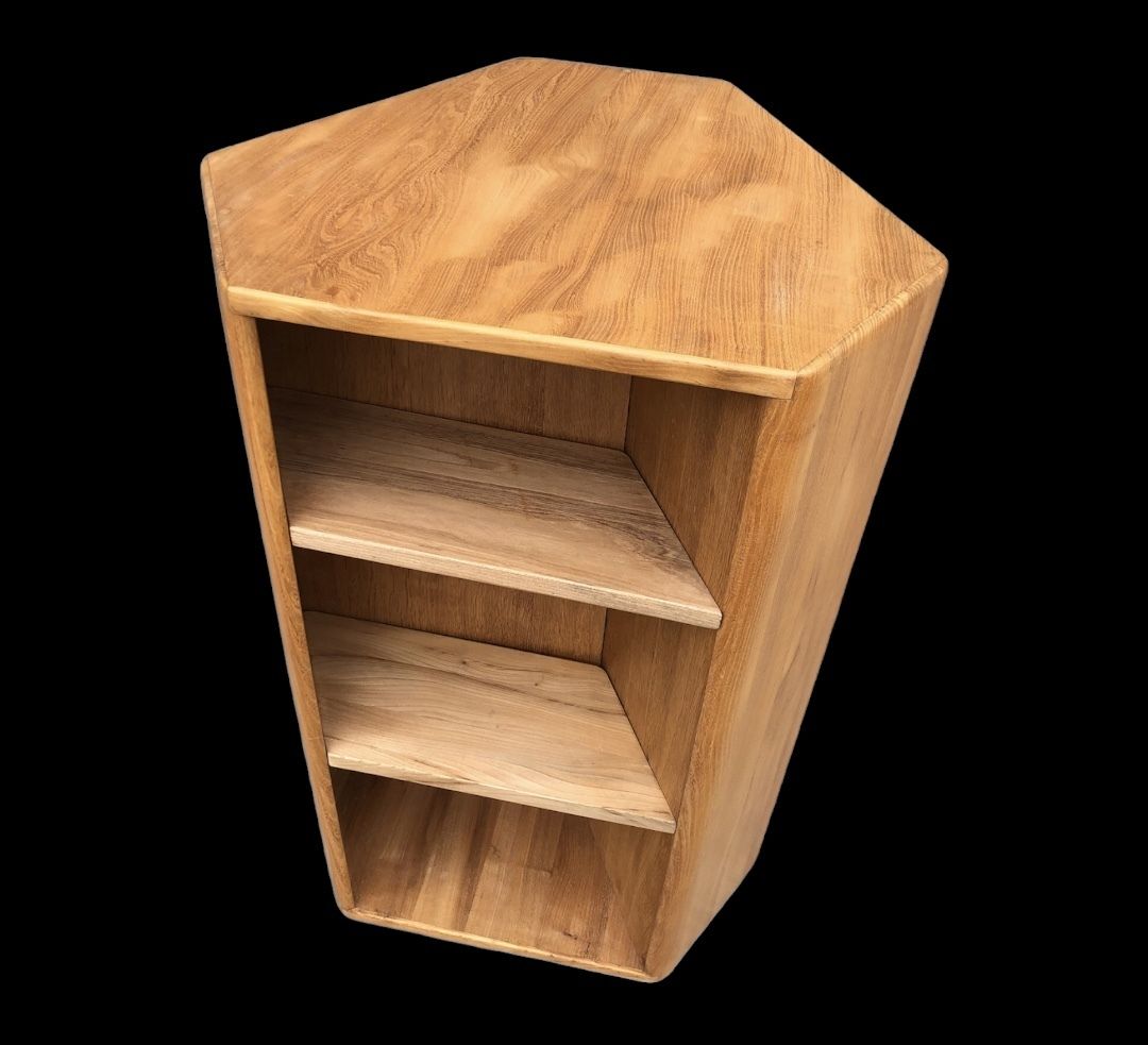 photo vinterior Handsome Retro Style Revolving Bookcase