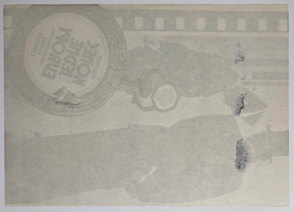 Original Film Poster, The End Of Europe, Karel Vaca, 1981, Genuine Czech Vintage Print photo buy
