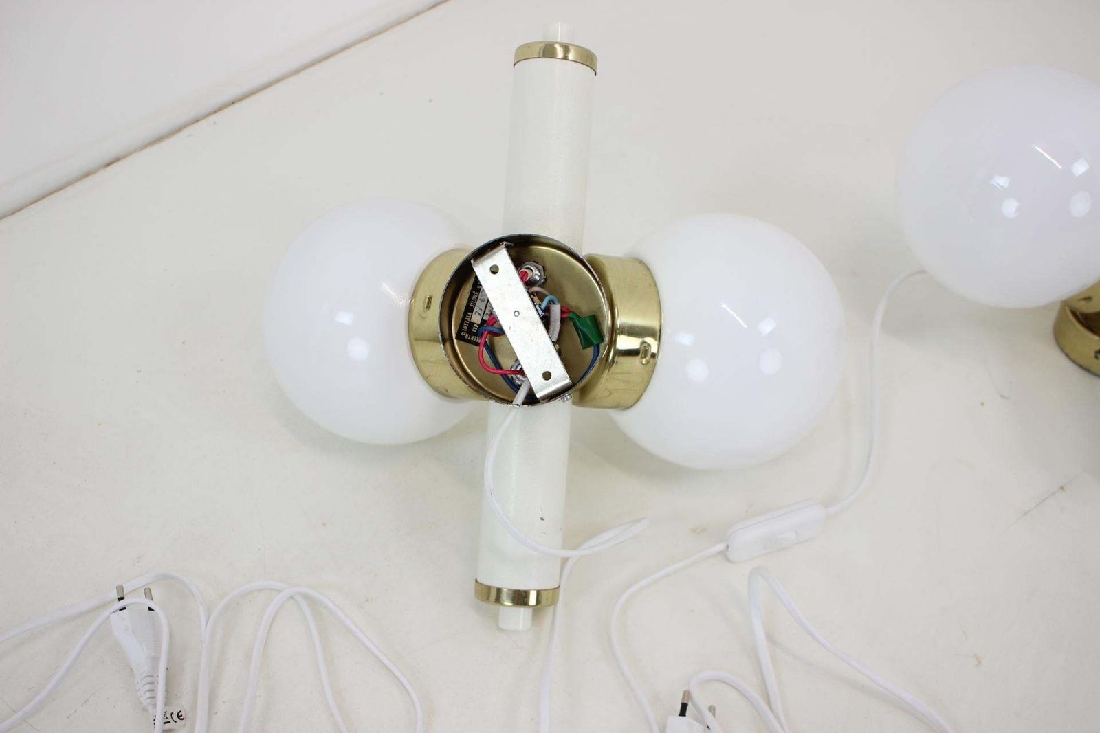1019.0 Mid Century Set Of 2 Wall Lamps By Instala Jilove, 1970’s photo