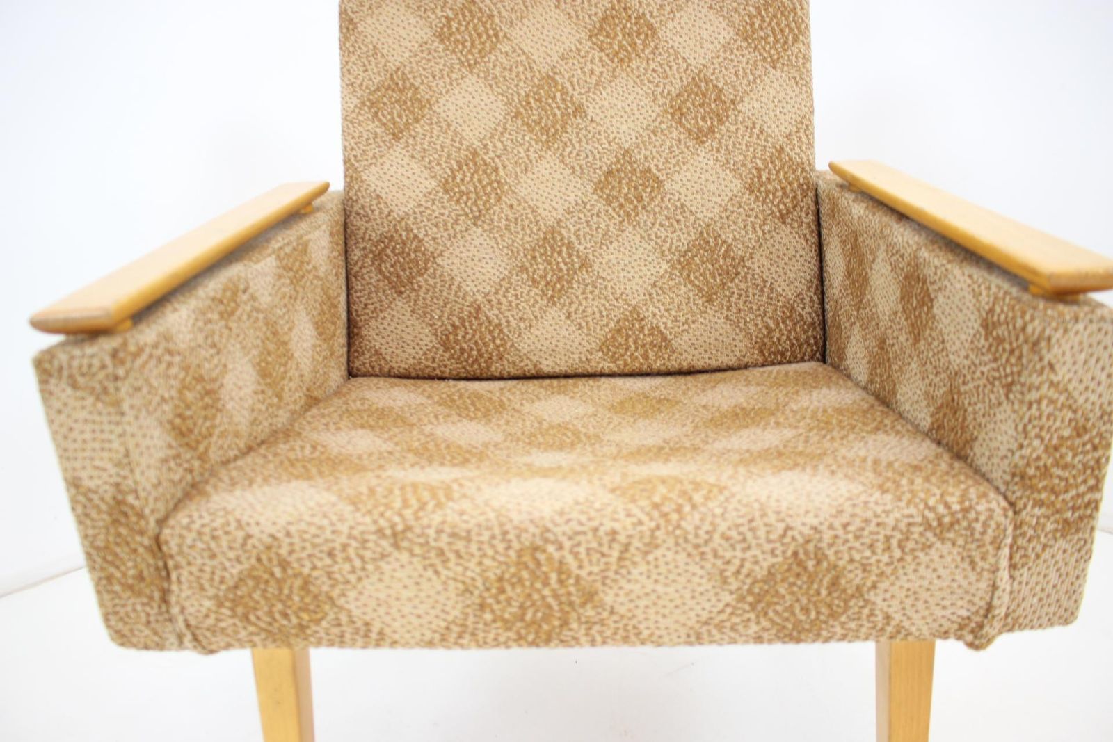 Mid Century Armchair, Czechoslovakia, 1960's photo for sale