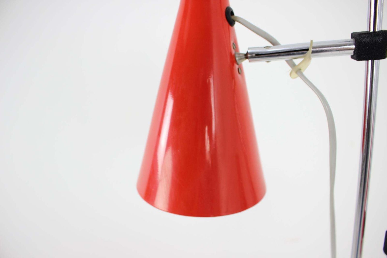 Rare Red Floor Lamp By Lidokov, 1960s photo 906.0