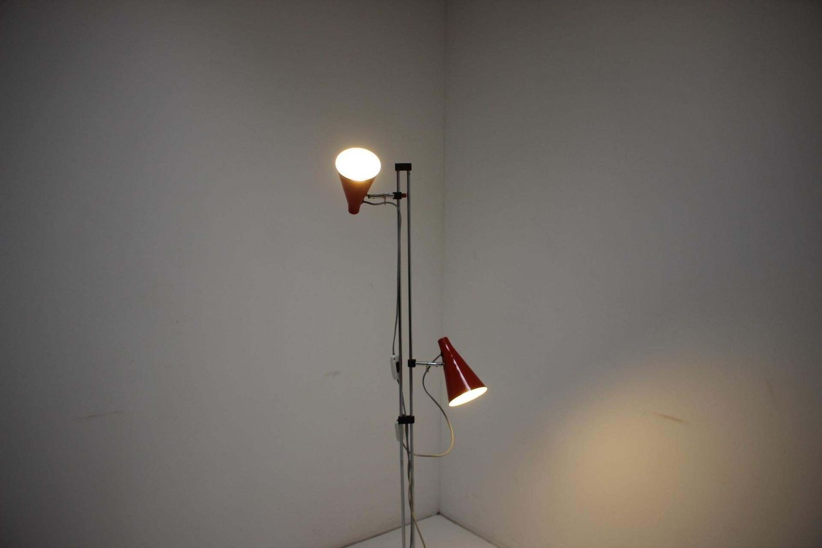 photo furniture Rare Red Floor Lamp By Lidokov, 1960s