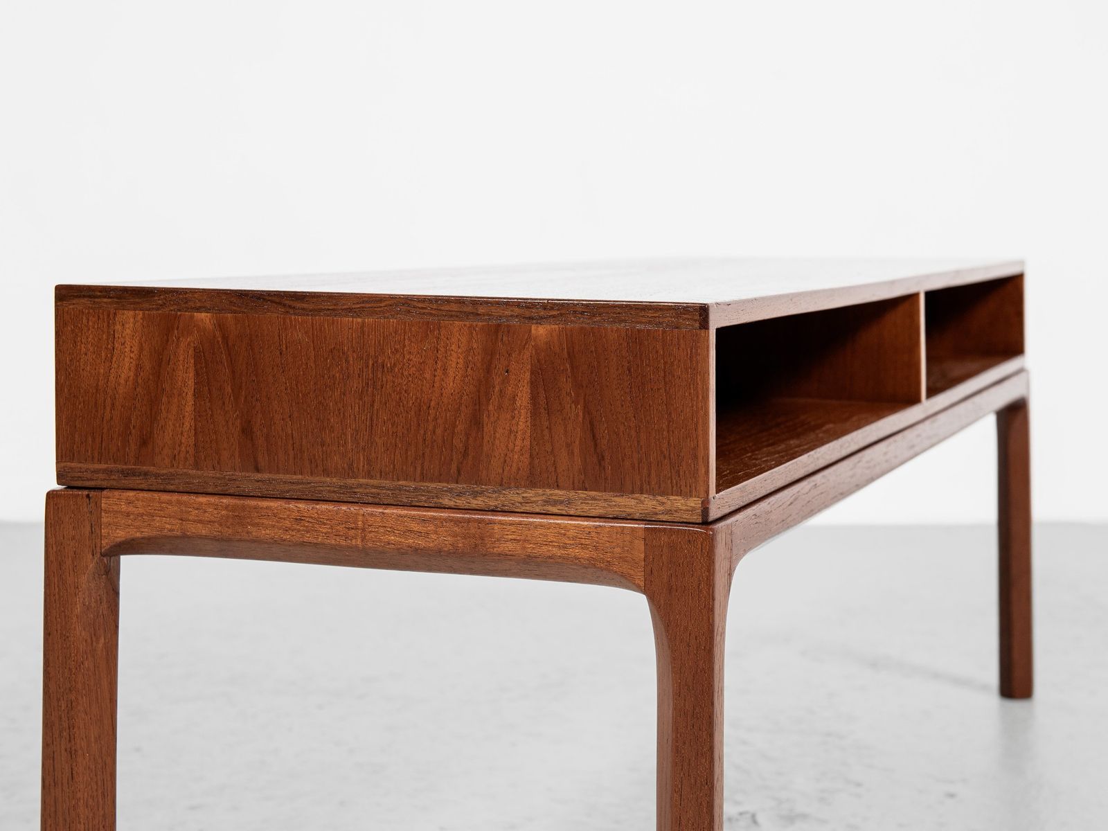 Midcentury Danish Open Cabinet In Teak By Aksel Kjersgaard 1960s photo for sale