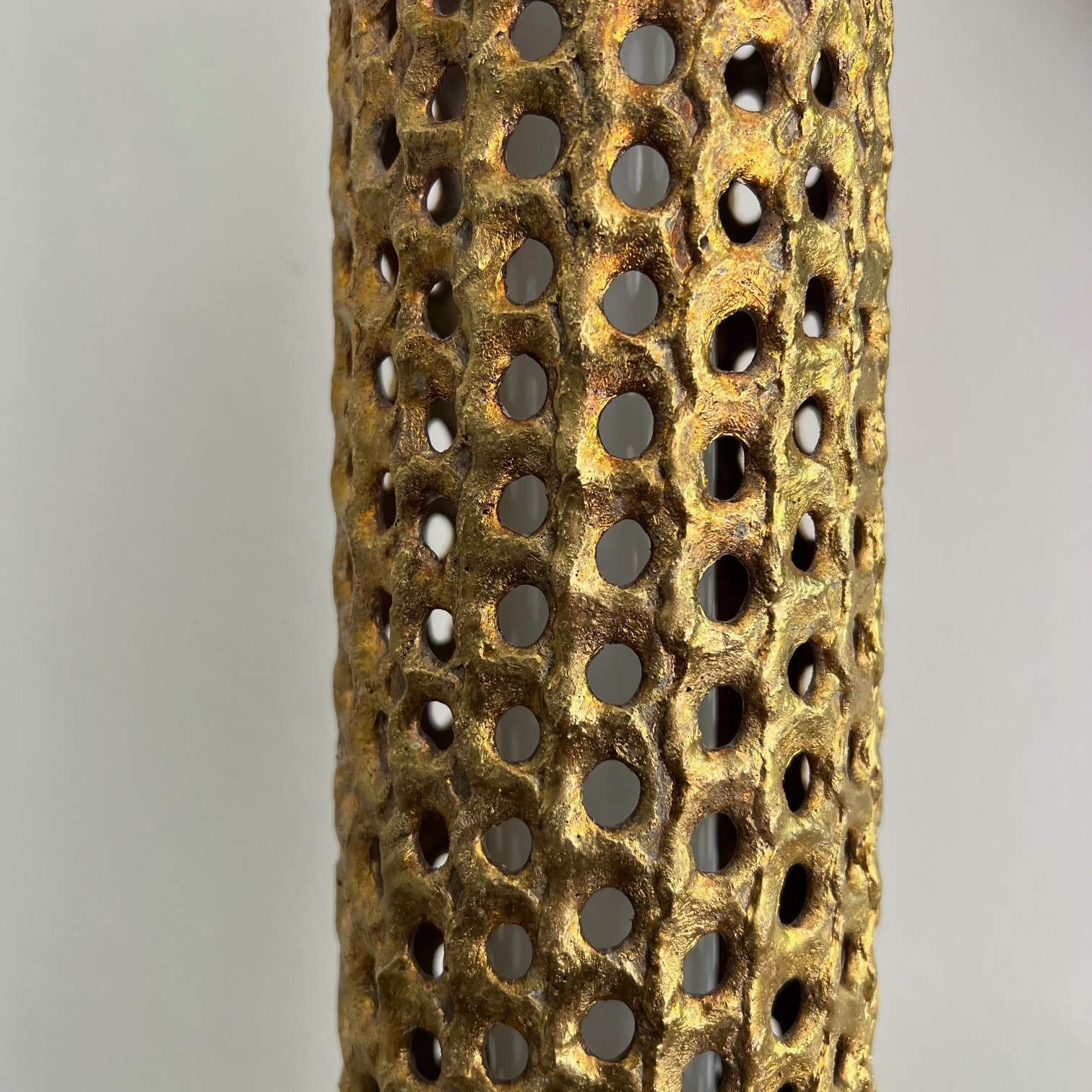 Pierre Forssell Mid Century Swedish Brass Table Lamp For Skultuna photo vinterior
