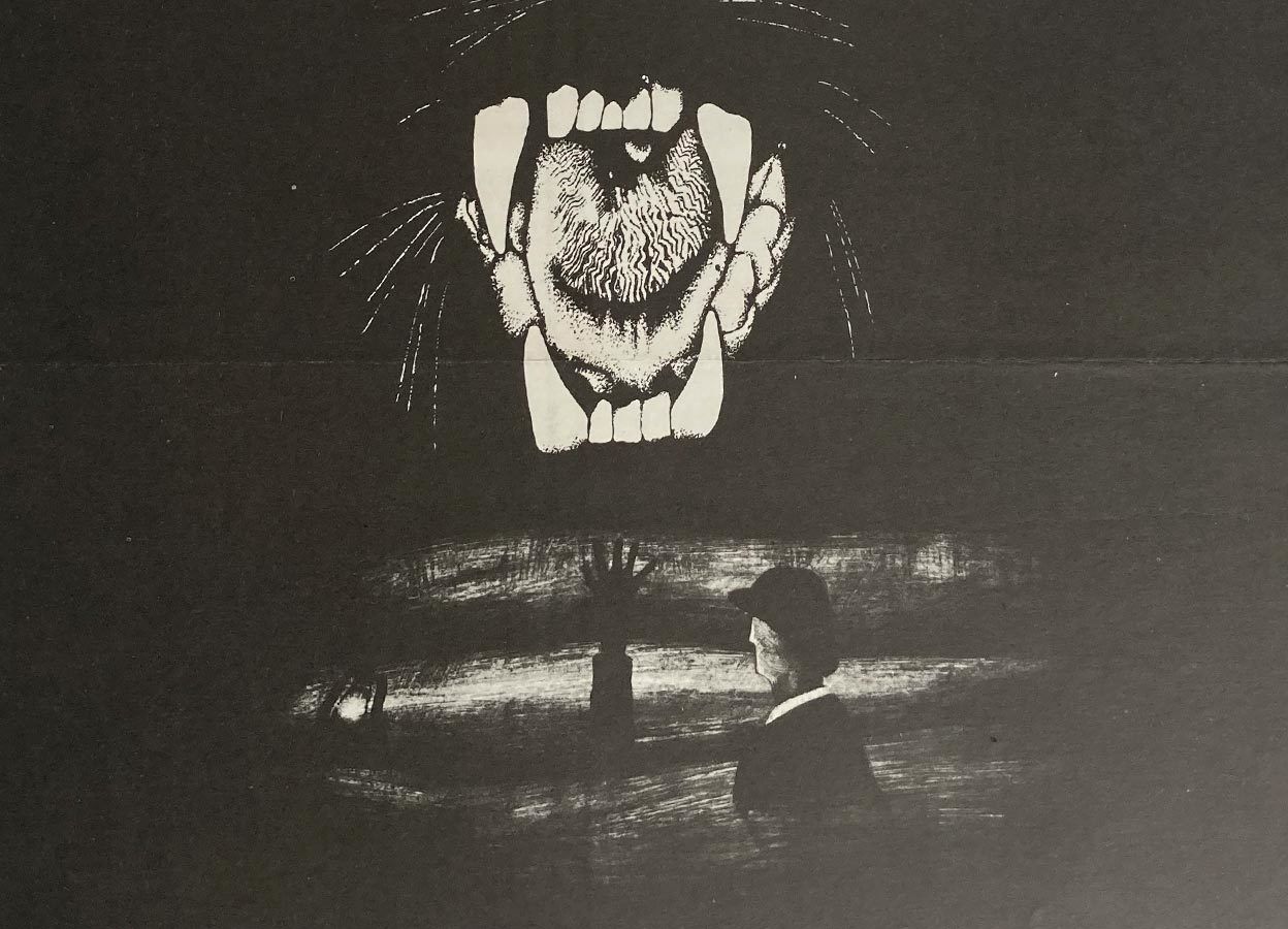 Original Film Poster, The Hound Of The Baskervilles, Jan Tománek, 1983, Genuine Czech Vintage Print photo furniture
