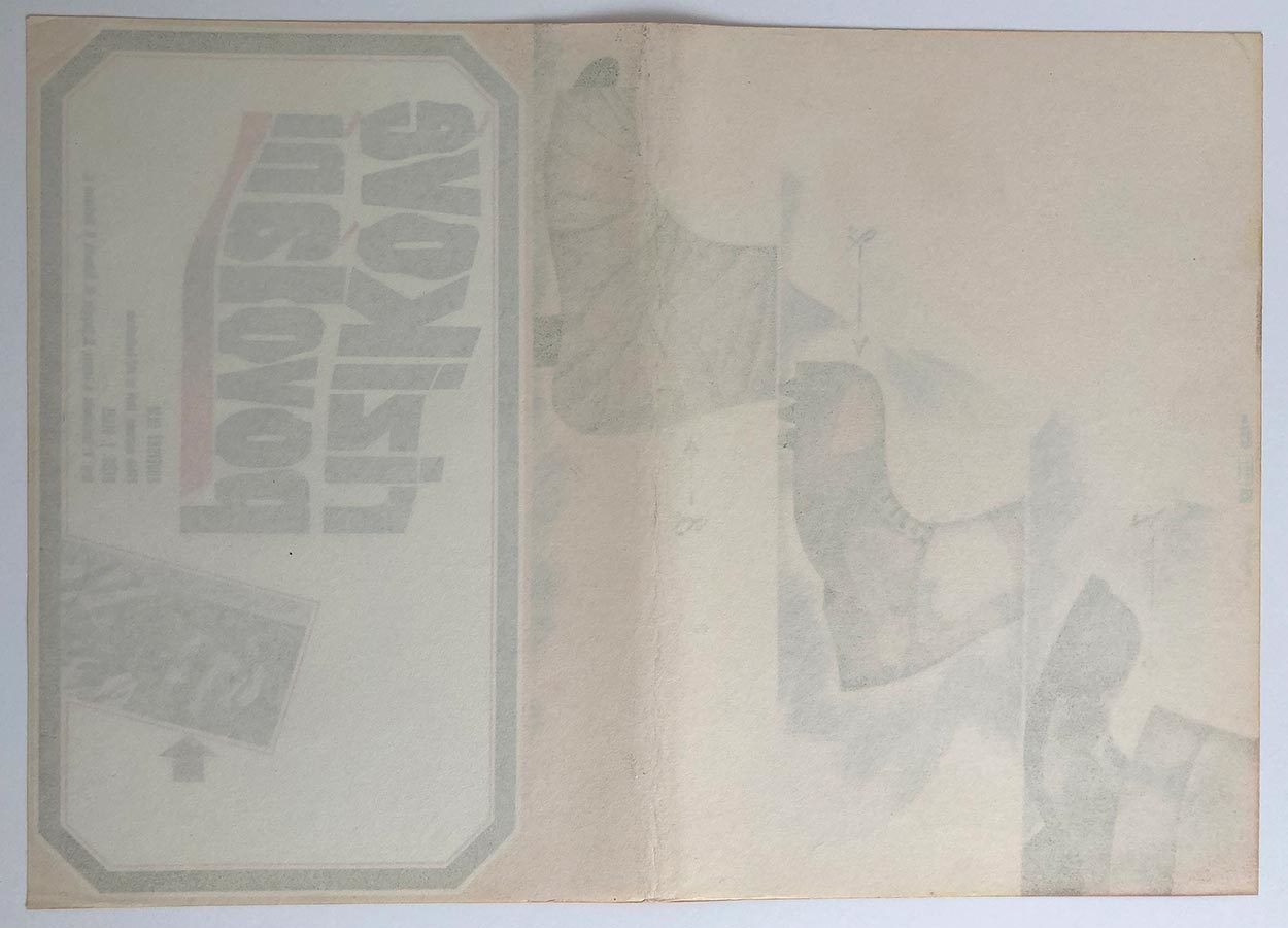 Original Film Poster, Nothing Ventured, Nothing Gained, Jan Ungrád, 1978, Genuine Czech Vintage Print photo vintage