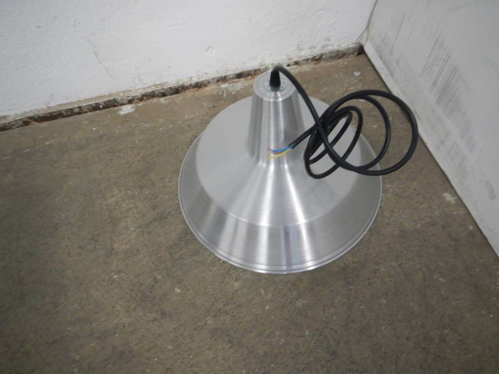 Nuova Seminara Aluminum Lamps, 1980s photo for sale