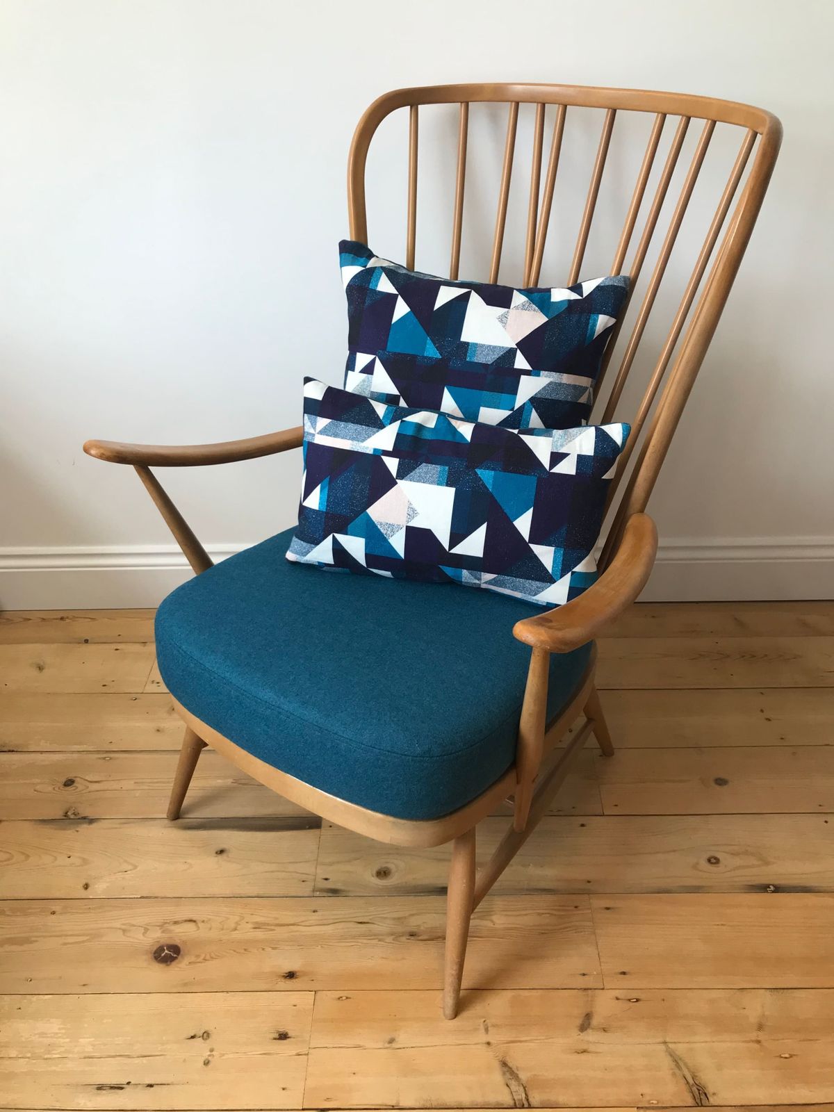 photo for sale Ercol 478 / 477 Seat Cushion In Teal Wool