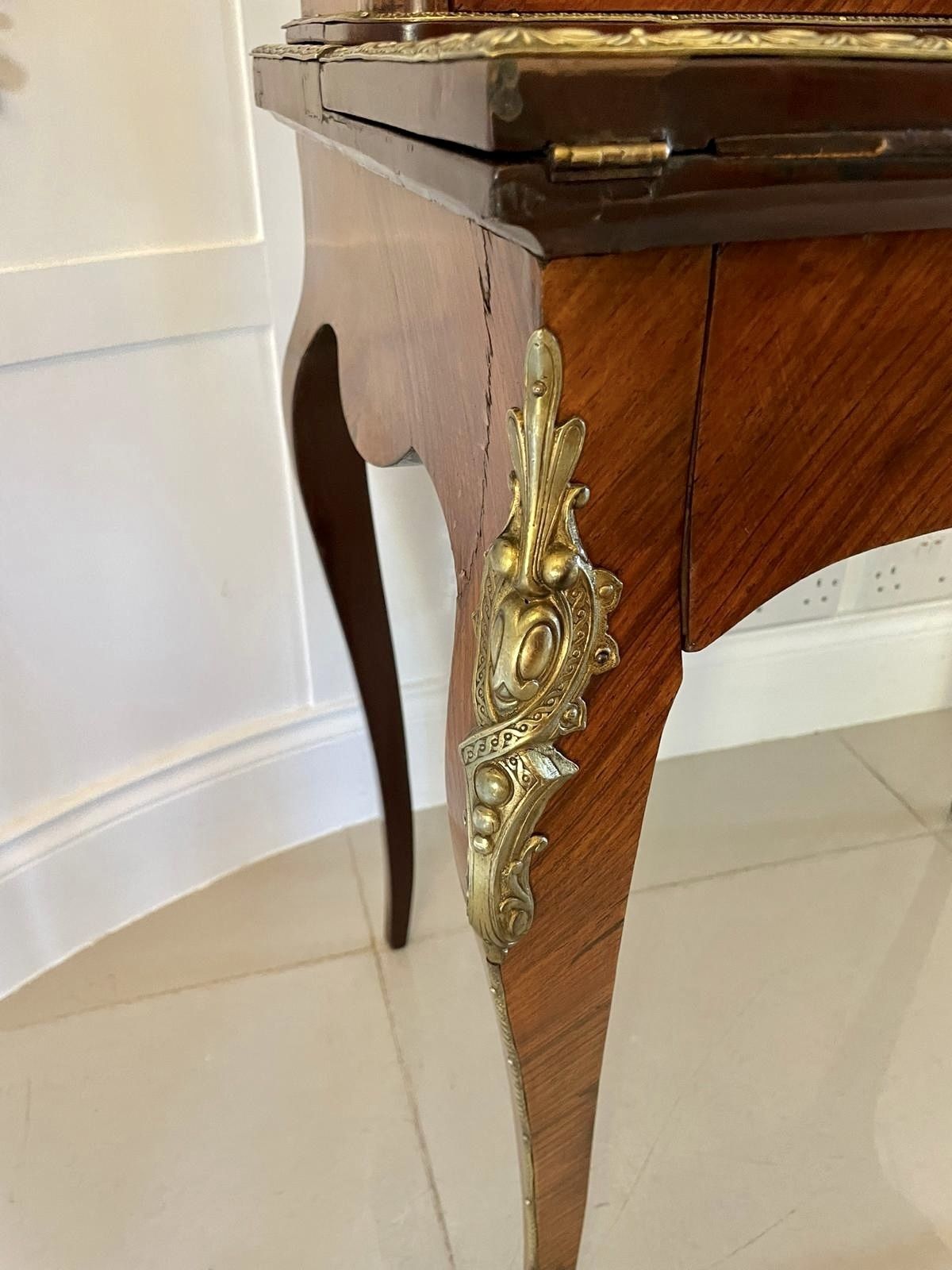 Furniture Fine Quality Antique French Kingwood Bonheur Du Jour photo