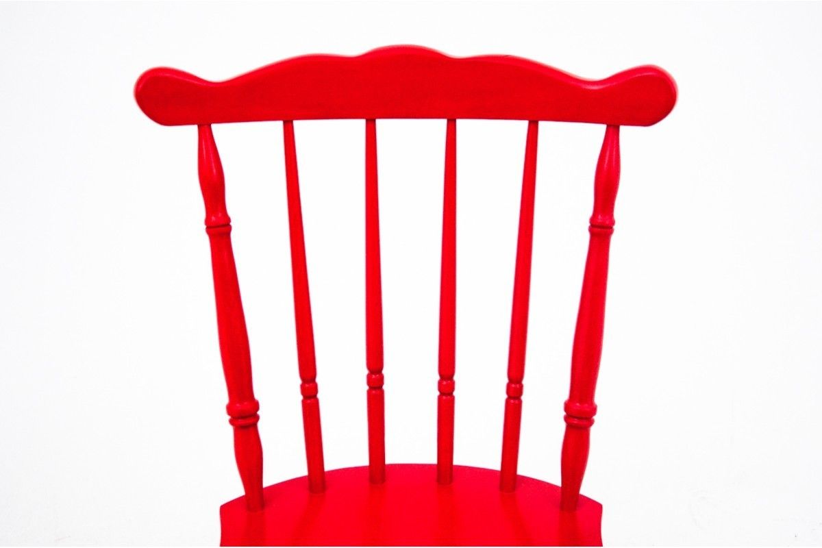 Red Chair, Poland, 1940s. After Renovation. photo vinterior
