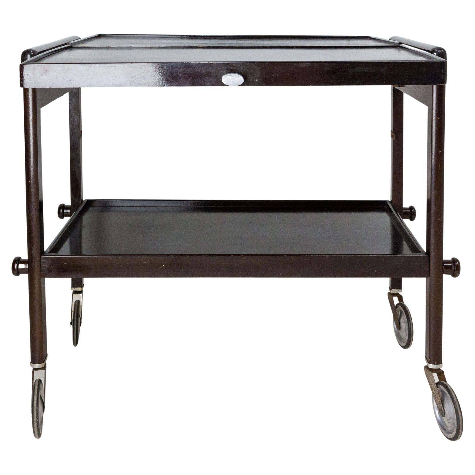 Table-desserte Geisha transformable en table à manger, France, vers 1950