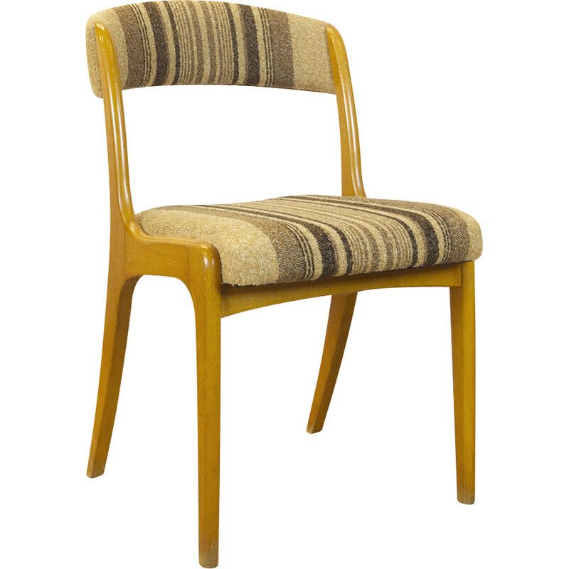 Mid Century French Upholstered Chair By Self, 1960s