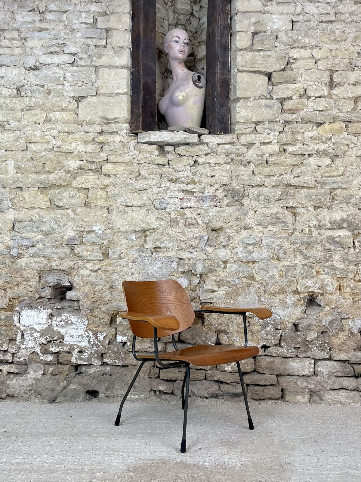 Dutch Model 8000 Pila Pila Powage Chair By Tjerk Reijenga For Pilastro, 1960s. Mid Century Lounge Accent Occasional Chair photo vinterior