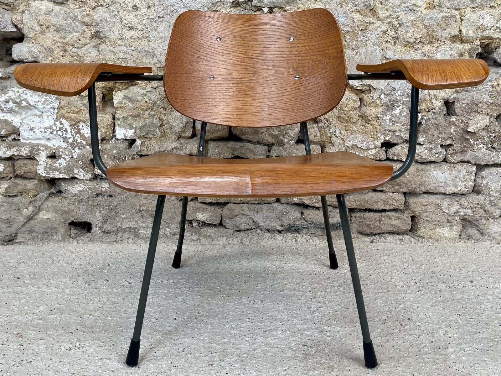 Dutch Model 8000 Pila Pila Powage Chair By Tjerk Reijenga For Pilastro, 1960s. Mid Century Lounge Accent Occasional Chair