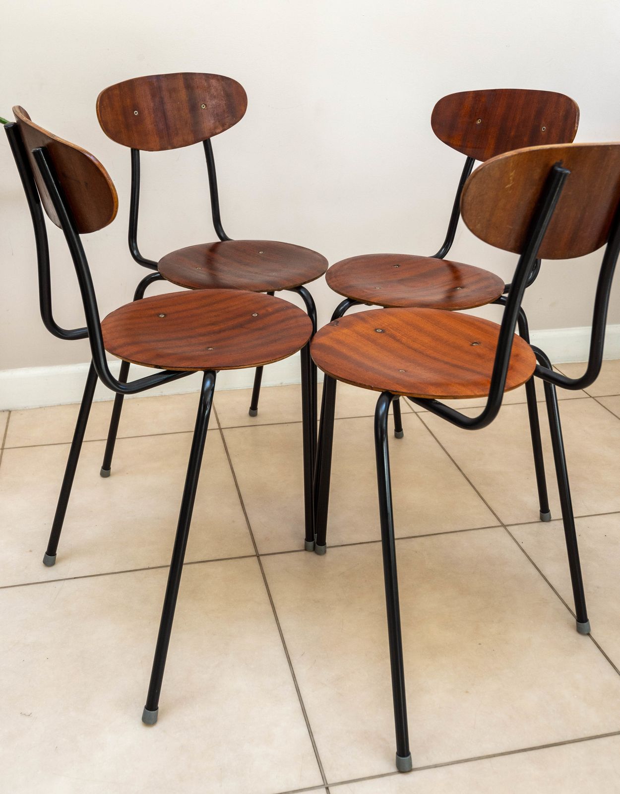 Vintage Dot Stools By Restool Made In England In The Style Of Arne Jacobson   English 1960’s photo furniture