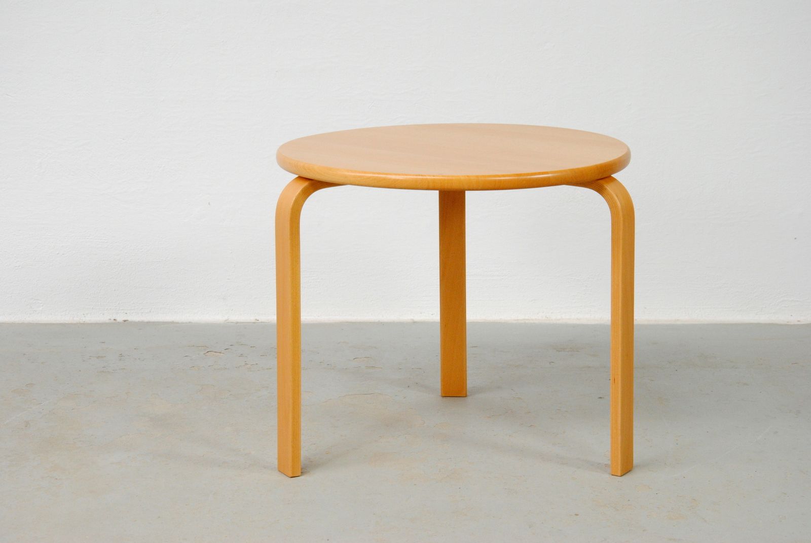 Fully Restored Danish Bent Silberg Stackable Beech Side Tables 1970's photo furniture