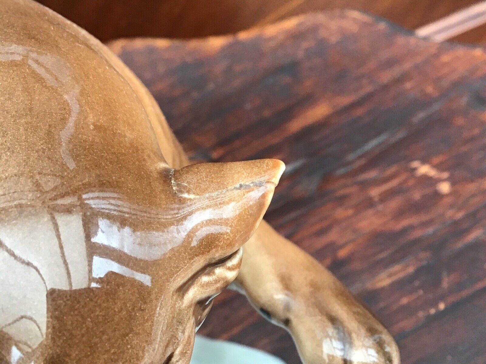 Beswick No.1823 Large Mountain Cat. Umber And Chocolate Glaze photo for sale