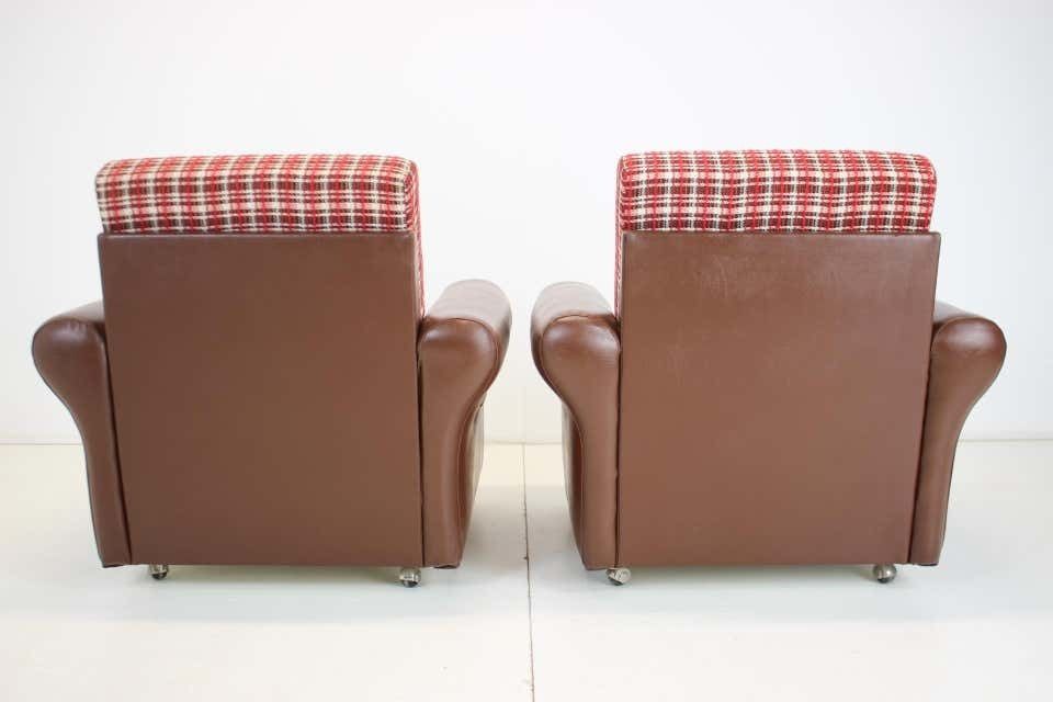 photo furniture Pair Of Mid Century Design Armchairs,Czechoslovakia,1960's.