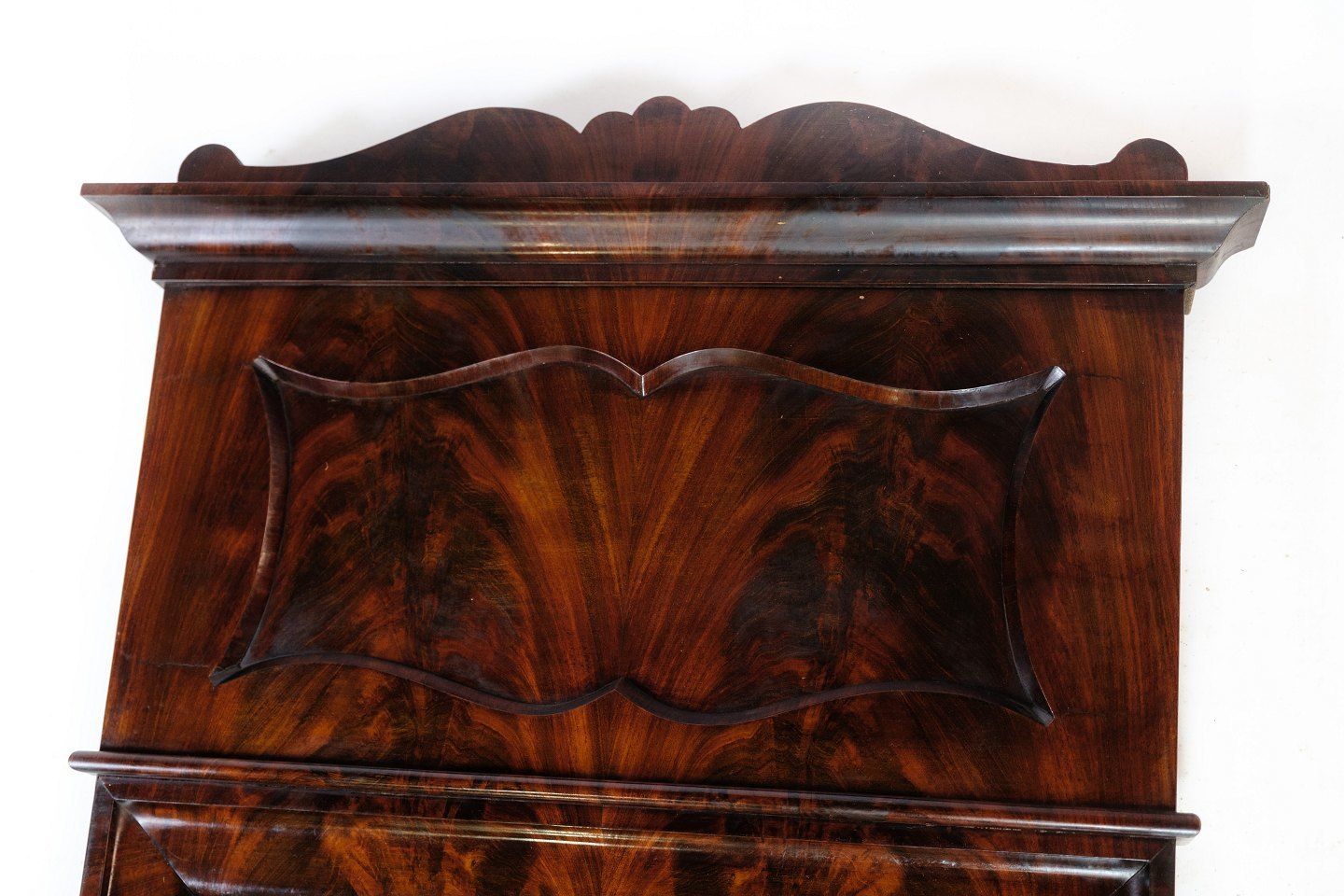 Antique Mirror In Mahogany Late Empire From 1840s photo furniture