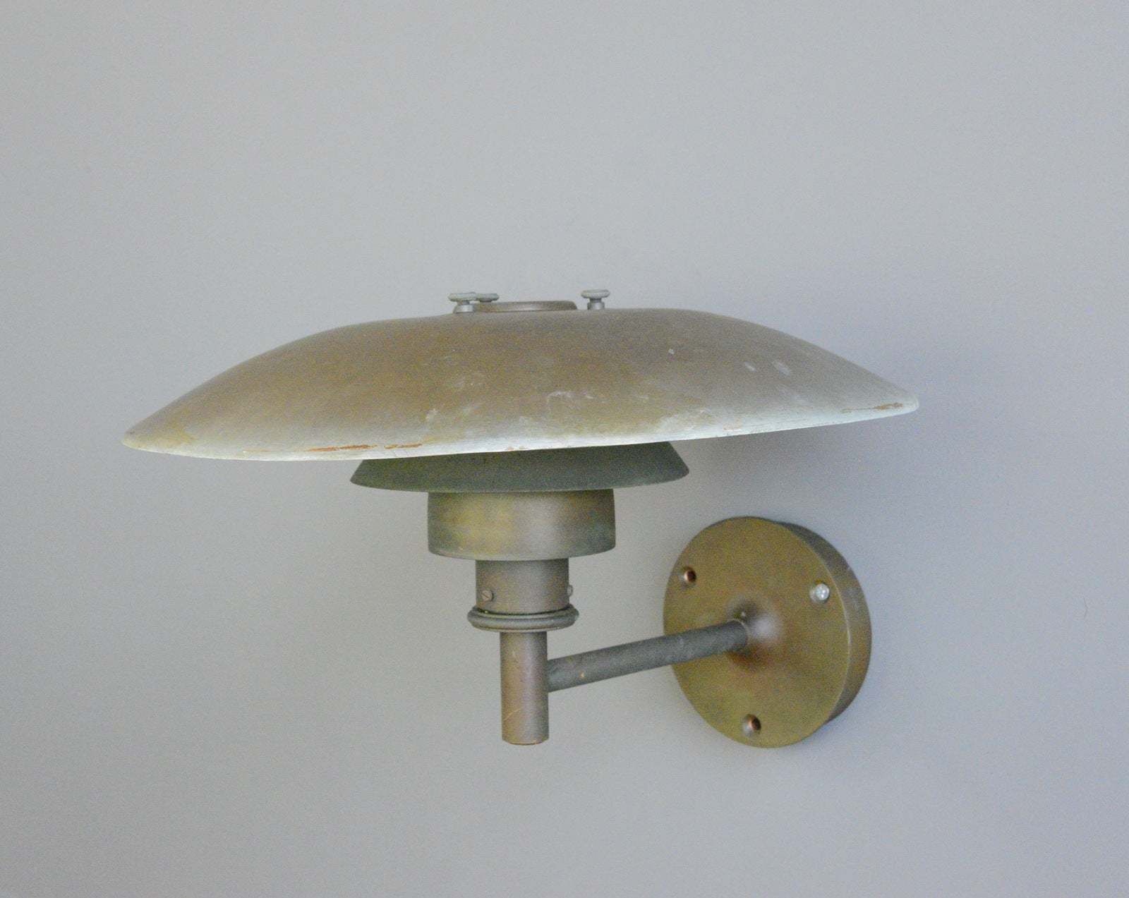 Verdigris Copper Louis Poulson Wall Lights Circa 1950s photo buy