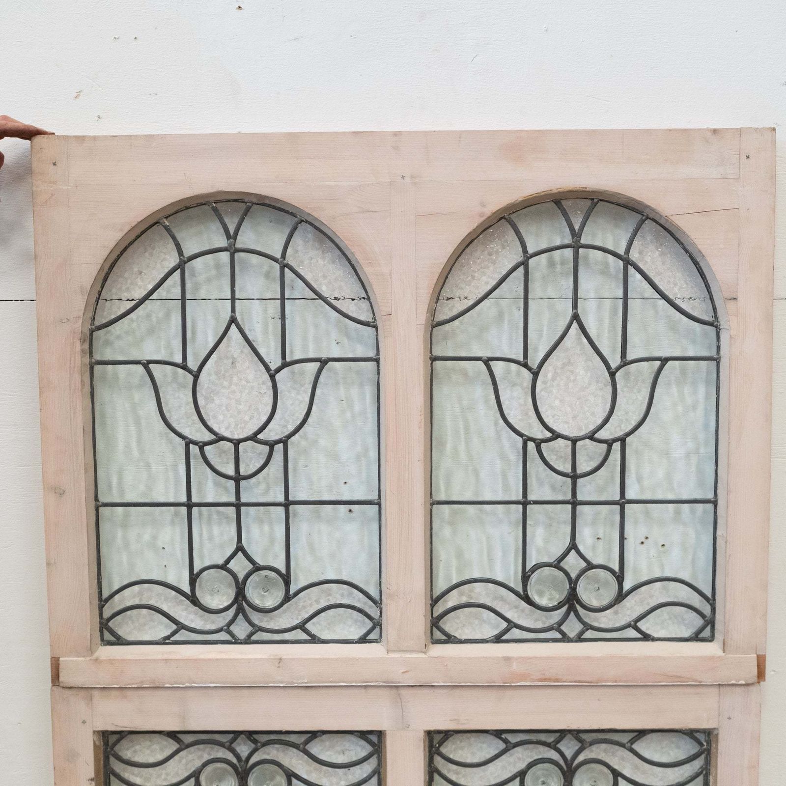 Home Fixtures Reclaimed Stained Glass Arched Windows | Westminster Chapel photo