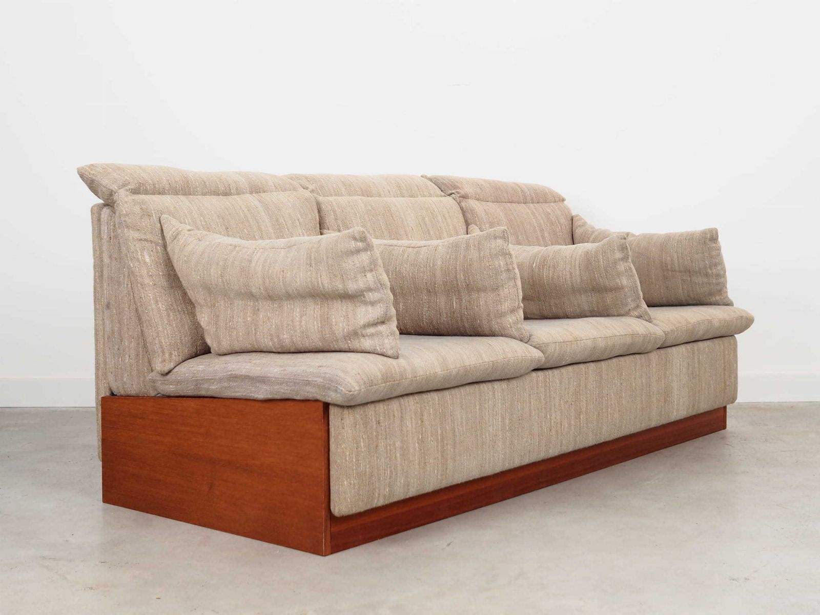 Teakhouten Bank, Deens Design, Jaren 1970, Productie: Denemarken photo 1259.0