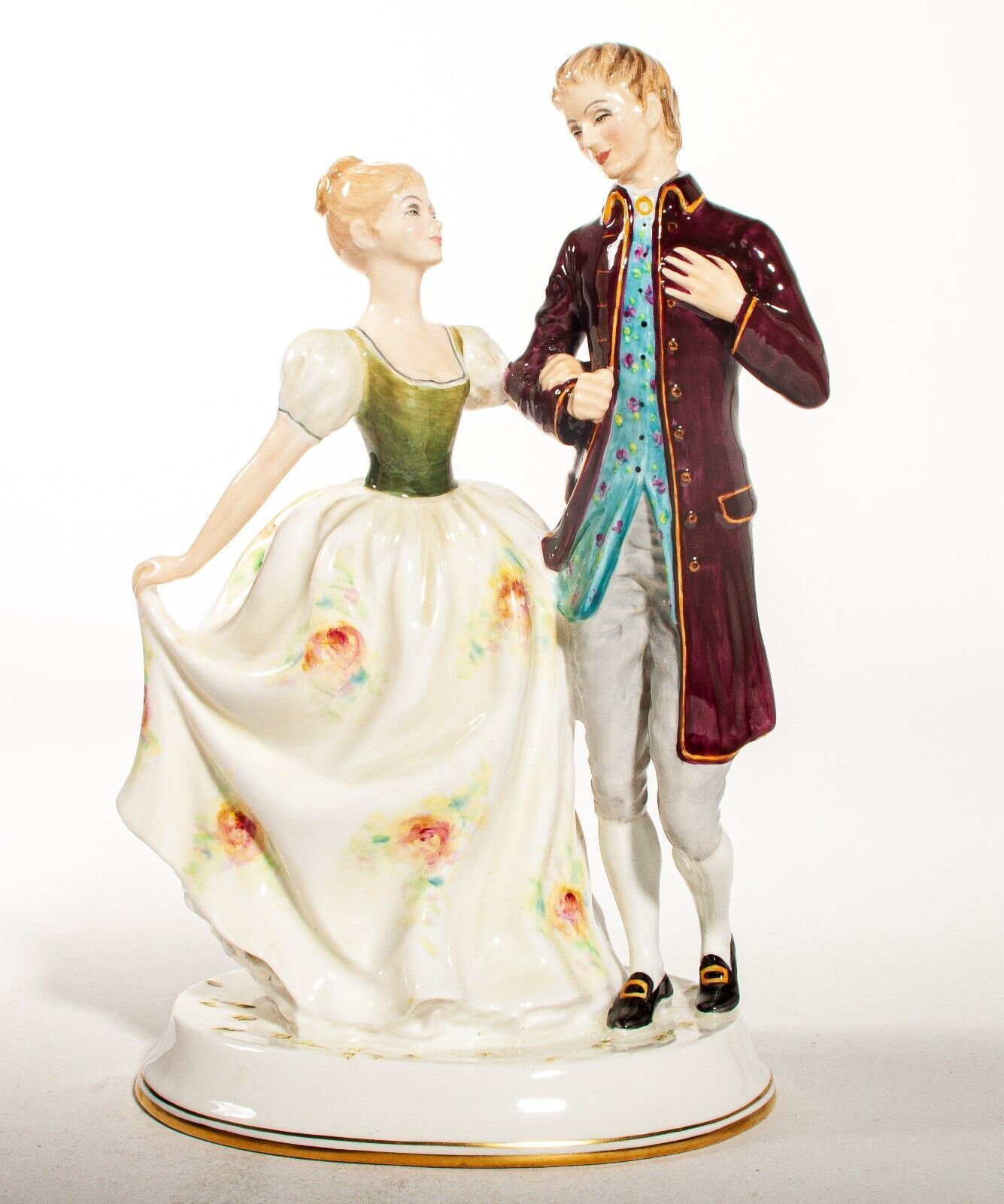 Royal Doulton Ladies Figure 'Young Love' Hn2735 Douglas Tootle Design Uk Made